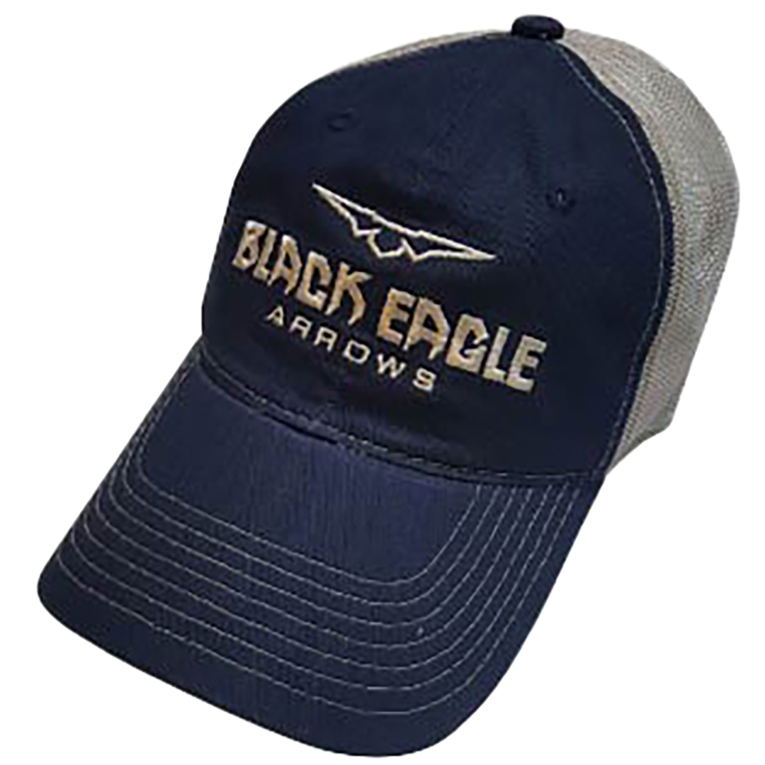 Black Eagle Shooter Hat Blue Mesh